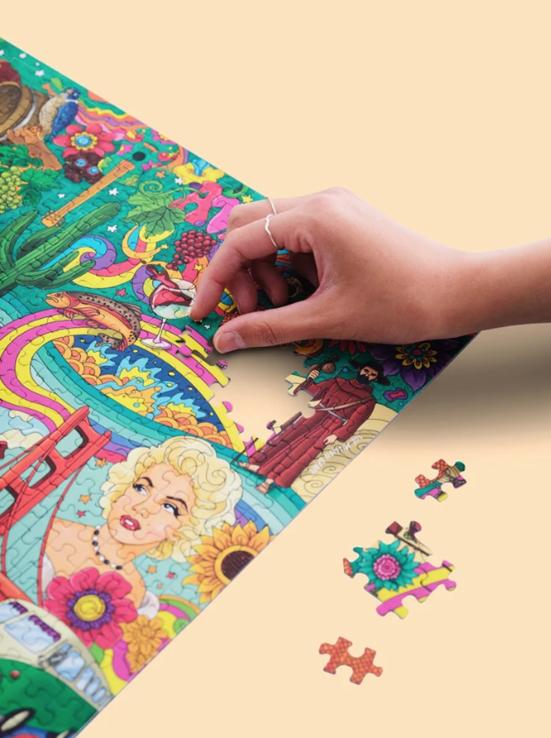 Water and Wines California Wine Puzzle | 68travel